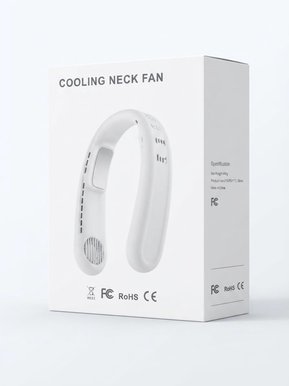High Quality Cooling Neck Fan - White